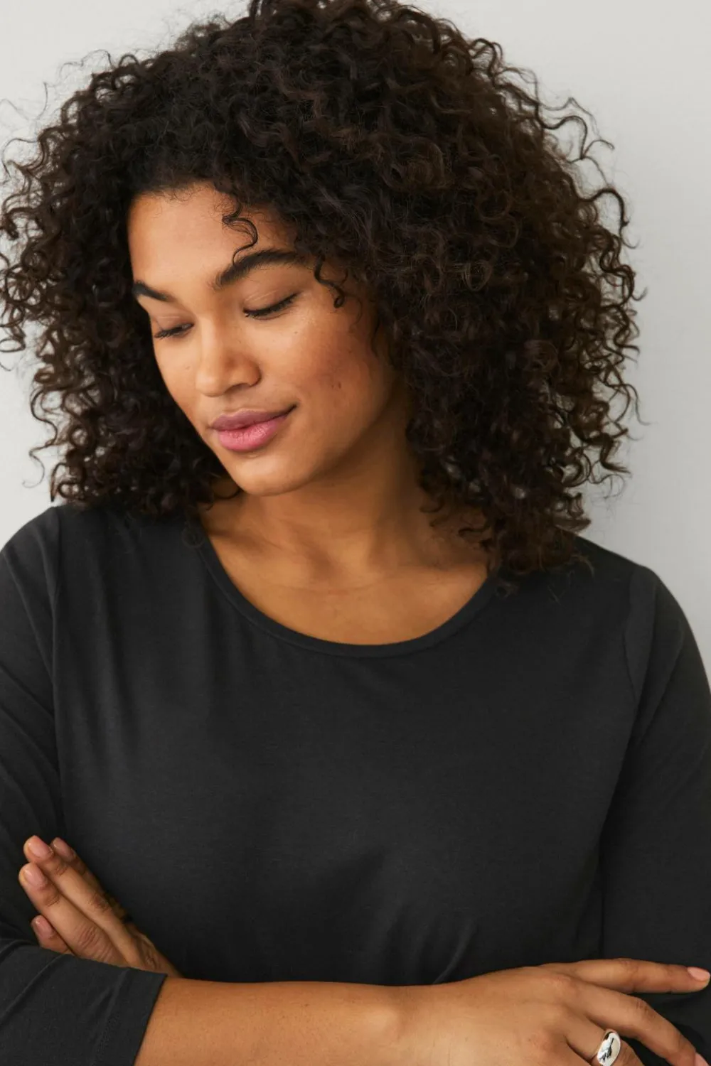 Ellos Plus collection Tunika i bomuld/viskose Sort Online