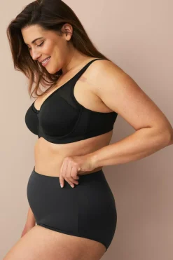 Ellos Plus collection Bøjle-bh med formstøbte, forede skåle Sort Discount