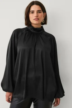 Ellos Plus collection Bluse sort New