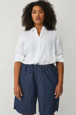 Ellos Plus collection Vida Shorts Mørk denim Hot