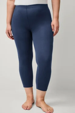 Ellos Plus collection Leggings med høj talje og 3/4 længde Marine New