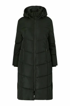 Ellos Jakker & Frakker>Plus collection Foret frakke mørkegrøn