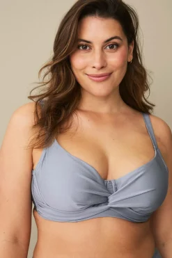 Ellos Bikinier & Bikinidele>Plus collection Bikini-BH med bøjle Blå