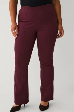 Ellos Plus collection Bootcut-bukser vinrød Outlet