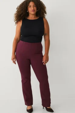 Ellos Plus collection Bootcut-bukser vinrød Outlet