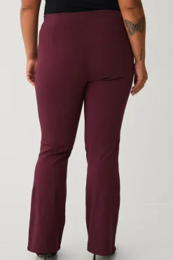 Ellos Plus collection Bootcut-bukser vinrød Outlet