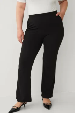 Ellos Tights & Leggings>Plus collection Bootcut-leggings sort