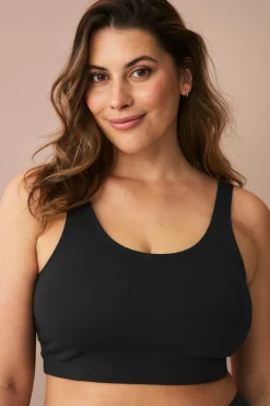 Ellos Bh'Er>Plus collection Blød BH Majsan 2-pak Sort