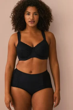 Ellos Bh'Er>Plus collection Bh med bøjle Minimiser Cilla sort