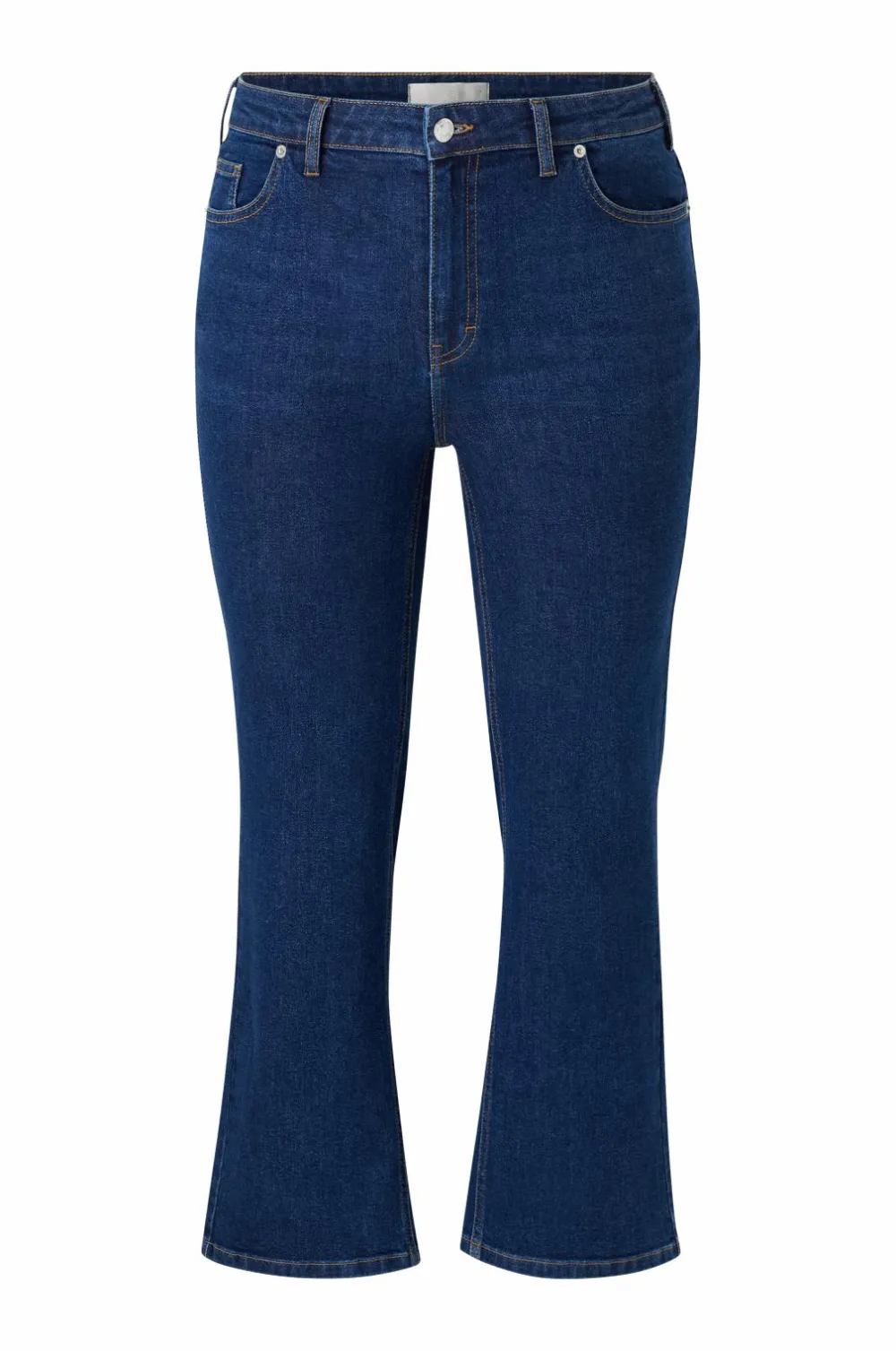 Ellos Plus collection Jeans Straight Cropped Dk blue