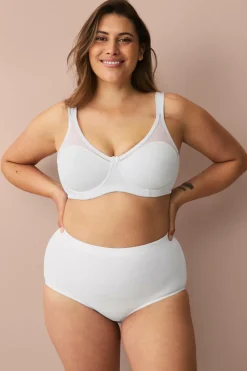 Ellos Bh'Er>Plus collection Bøjle-bh med formstøbte, forede skåle Hvid