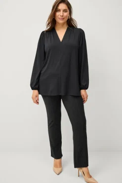 Ellos Tights & Leggings>Plus collection Bukser i lurex Sort med sort lurex