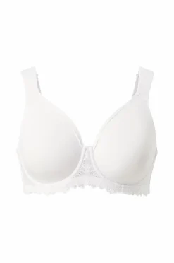 Ellos Bh'Er>Plus collection Bøjle-bh med blondedetaljer Hvid