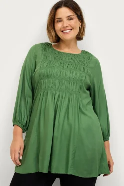 Ellos Tunikaer>Plus collection Tunika Frida Grøn