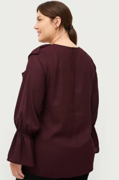 Ellos Plus collection Tunika Donna Vinrød Discount