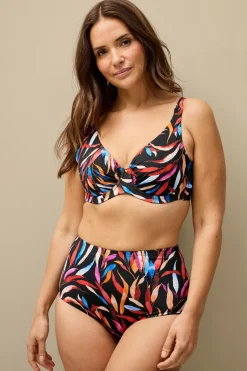 Ellos Bikinier & Bikinidele>Plus collection Bikinitrusse Macie Maxi Mønstret