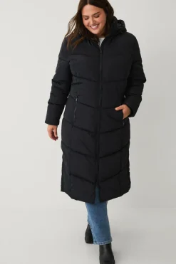 Ellos Plus collection Foret frakke Sort Online