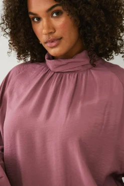 Ellos Plus collection Bluse med afslappet pasform rosa