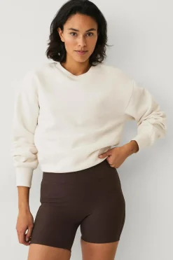 Ellos STUDIO Cykelshorts Structure Mørkebrun Discount