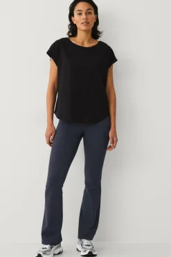 Ellos STUDIO Firkantet T-shirt blød Sort Online