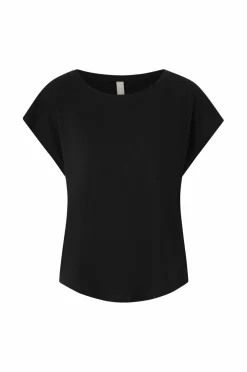 Ellos STUDIO Firkantet T-shirt blød Sort Online