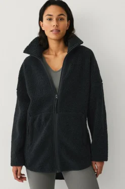 Ellos STUDIO Fleecejakke Full Zip Pile Core Sort Outlet
