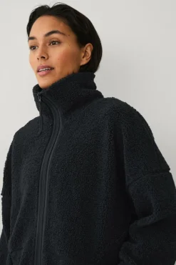 Ellos STUDIO Fleecejakke Full Zip Pile Core Sort Outlet