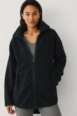 Ellos STUDIO Fleecejakke Full Zip Pile Core Sort Outlet