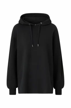 Ellos STUDIO Lang hættetrøje sort Discount