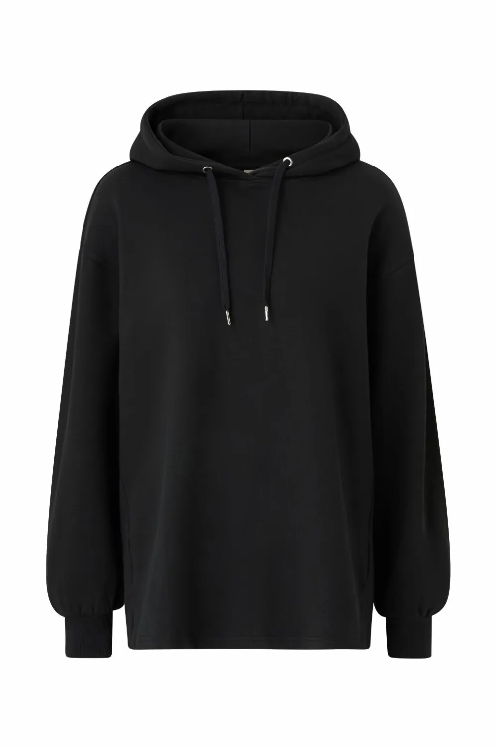 Ellos STUDIO Lang hættetrøje sort Discount