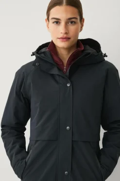 Ellos STUDIO Let foret parka sort Discount