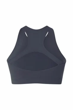 Ellos STUDIO Sports-bh Studio Bra High Neck Core Mørkegrå Sale