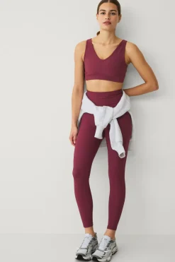 Ellos STUDIO Sports-bh V-neck Structure Vinrød Best