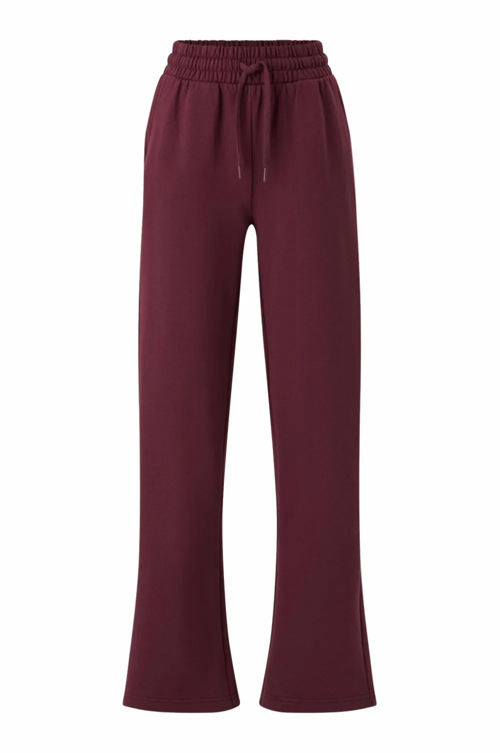Ellos STUDIO Sweatbukser med lige bener vinrød