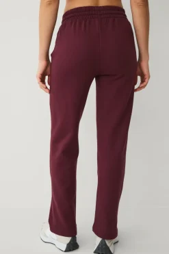 Ellos STUDIO Sweatbukser med lige bener vinrød