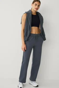 Ellos Træningstøj|Træningstøj>STUDIO Sweatbukser med lige bener mørkegrå