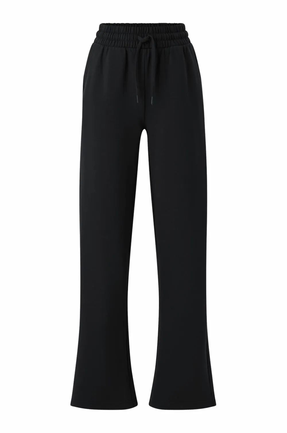 Ellos STUDIO Sweatbukser med lige bener Sort Clearance