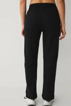 Ellos STUDIO Sweatbukser med lige bener Sort Clearance
