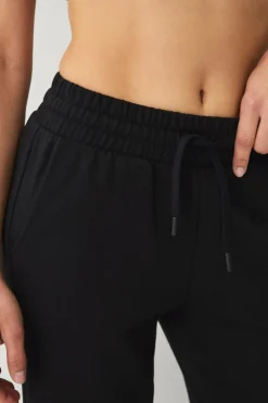 Ellos STUDIO Sweatbukser med lige bener Sort Clearance