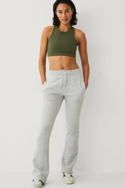 Ellos Træningstøj|Træningstøj>STUDIO Sweatbukser Sweat Pants Flare Core Lysegrå melange