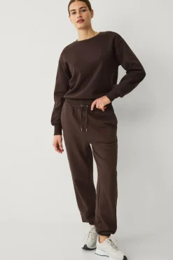 Ellos STUDIO Sweatpants Cuff Core Mørkebrun Best