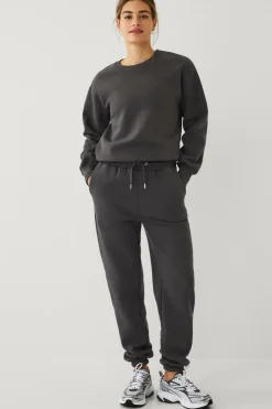 Ellos STUDIO Sweatshirt med rund halsudskæring Mørkegrå Hot