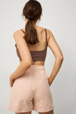 Ellos STUDIO Sweatshorts Soft Beigerosa Discount