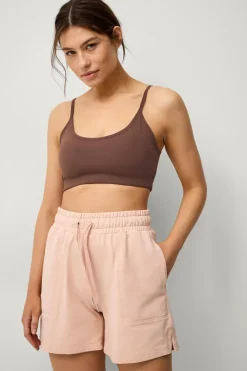 Ellos STUDIO Sweatshorts Soft Beigerosa Discount