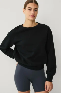 Ellos Træningstøj|Træningstøj>STUDIO Sweatshirt med rund hals sort