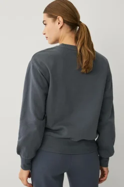 Ellos STUDIO Sweatshirt med rund hals mørkegrå Best