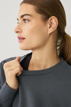 Ellos STUDIO Sweatshirt med rund hals mørkegrå Best