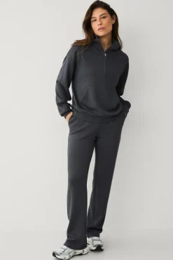 Ellos Træningstøj|Træningstøj>STUDIO Sweatshirt Tech Sweat Halfzip Mørkegrå