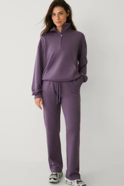 Ellos Træningstøj|Træningstøj>STUDIO Sweatshirt Tech Sweat Halfzip rosa-lilla