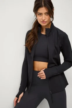 Ellos STUDIO Træningsjakke Warm Full Zip Core Sort Online